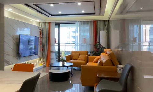 現(xiàn)代風(fēng)格完工實(shí)景案例，時(shí)尚舒適的氛圍