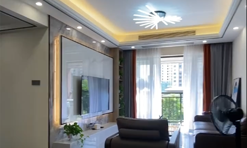 100平方現(xiàn)代簡(jiǎn)約實(shí)拍案例，簡(jiǎn)約舒適