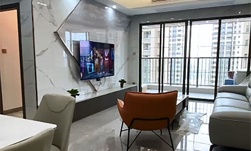 130平現(xiàn)代簡約案例，完工實拍效果