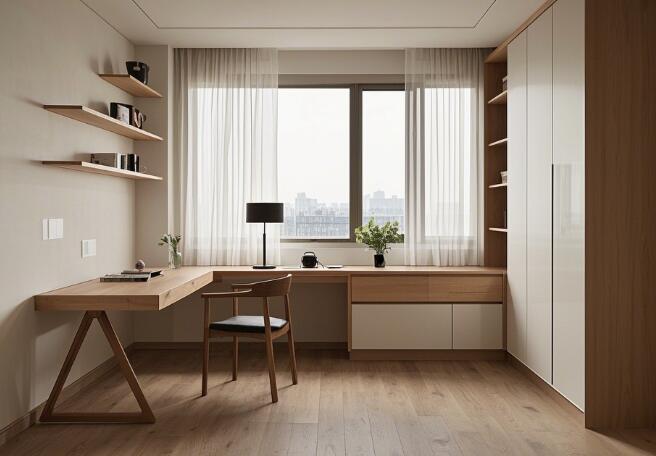 裝修干貨：精準(zhǔn)規(guī)劃書房尺寸，提升空間利用率與舒適度