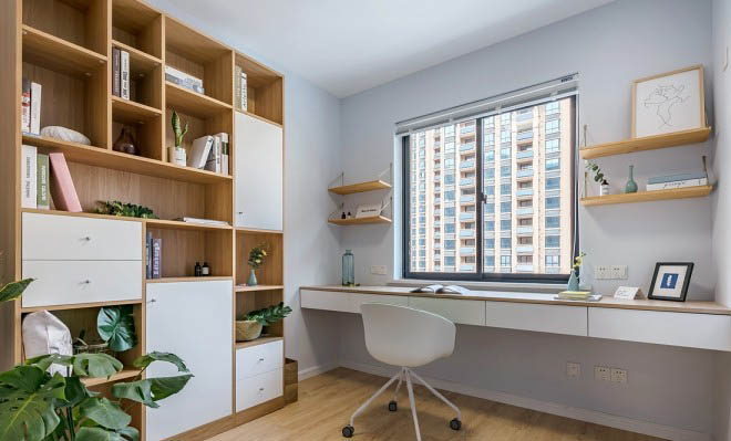 98平北歐風家裝案例，簡單實用最好！