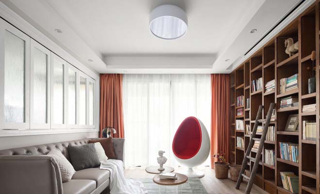 130平簡約風(fēng)家裝，將紛紛擾擾拋在腦后