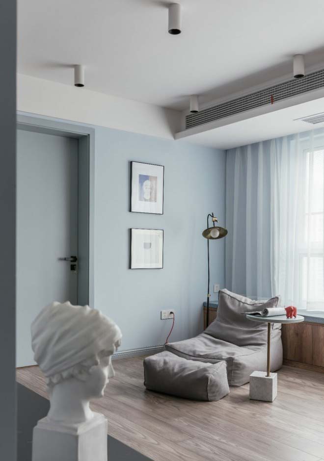 95平北歐風(fēng)家裝案例，暖色調(diào)小清新