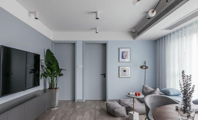 95平北歐風(fēng)家裝案例，暖色調(diào)小清新